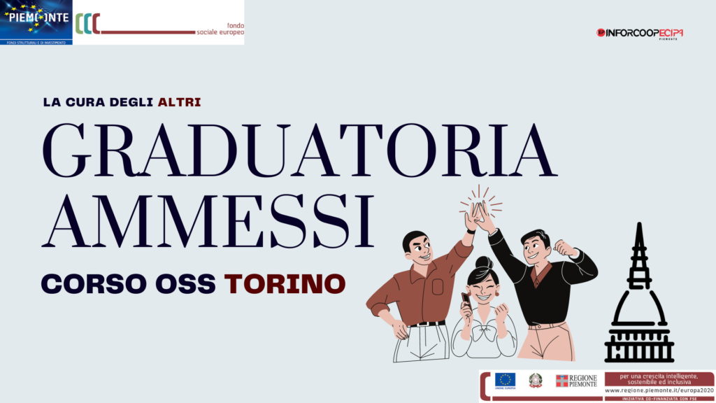 OSS TORINO 2022 GRADUATORIA AMMESSI AL CORSO