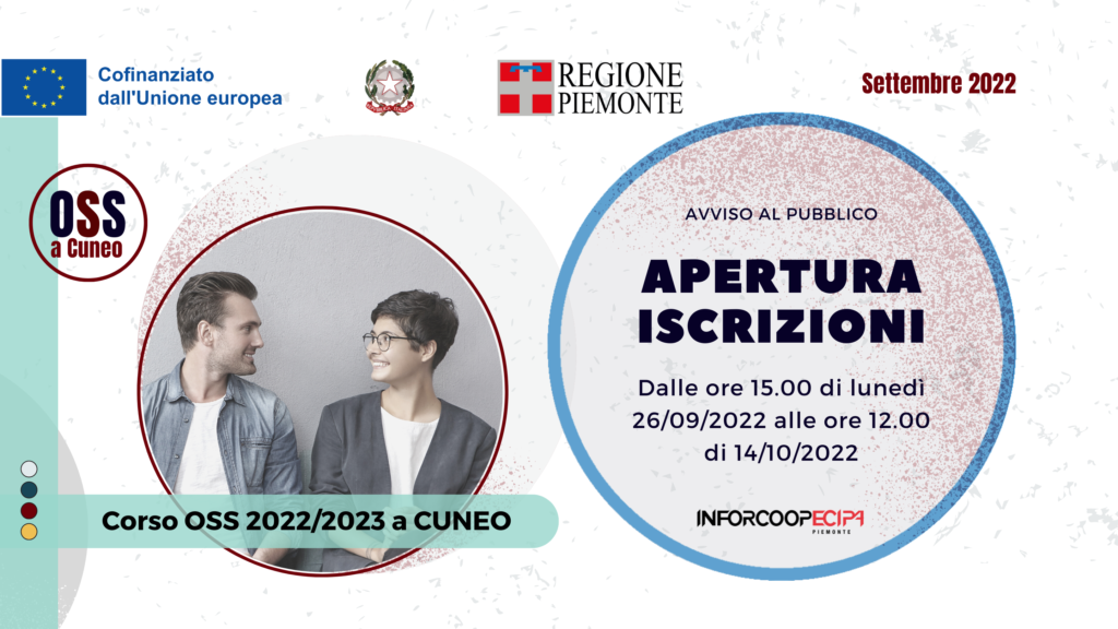 Corso OSS 2022/2023 a Cuneo - InforCoop Ecipa