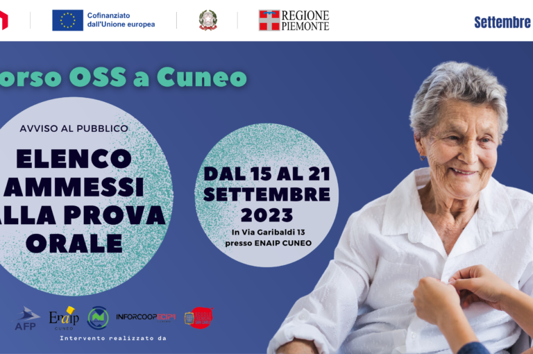 Corso OSS 2023-2024 a Cuneo_orale
